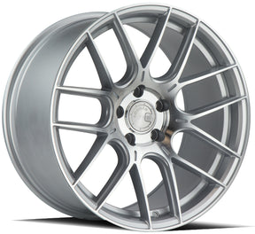 Aodhan AH-X 18X9.5 5X120 +35 Offset Wheel - Gloss Silver Machined Face