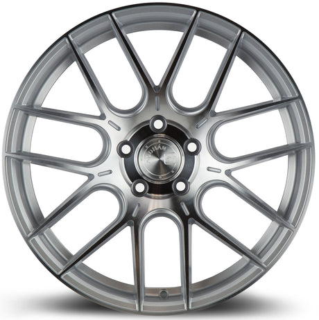 Aodhan AH-X 19X9.5 5X112 +35 Offset Wheel - Gloss Silver Machined Face