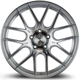 Aodhan AH-X 19X9.5 5X114.3 +35 Offset Wheel - Gloss Silver Machined Face