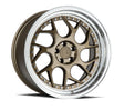 Aodhan DS01 18X9.5 5X114.3 +30 Offset Wheel - Bronze w/Machined Lip - Aodhan Aftermarket Wheel