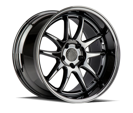 Aodhan DS02 18X10.5 5X114.3 +15 Offset Wheel - Black Vacuum - Aodhan Aftermarket Wheel