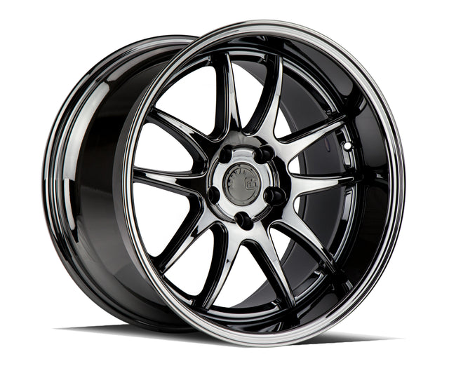 Aodhan DS02 18X10.5 5X114.3 +22 Offset Wheel - Black Vacuum - Aodhan Aftermarket Wheel