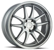 Aodhan DS02 18X8.5 5X100 +35 Offset Wheel - Silver w/Machined Face - Aodhan Aftermarket Wheel
