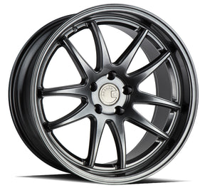 Aodhan DS02 18X9.5 5X100 +35 Offset Wheel - Hyper Black - Aodhan Aftermarket Wheel
