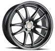 Aodhan DS02 18X9.5 5X114.3 +15 Offset Wheel - Hyper Black - Aodhan Aftermarket Wheel