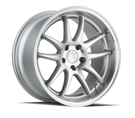 Aodhan DS02 18X9.5 5X100 +35 Offset Wheel - Silver w/Machined Face - Aodhan Aftermarket Wheel