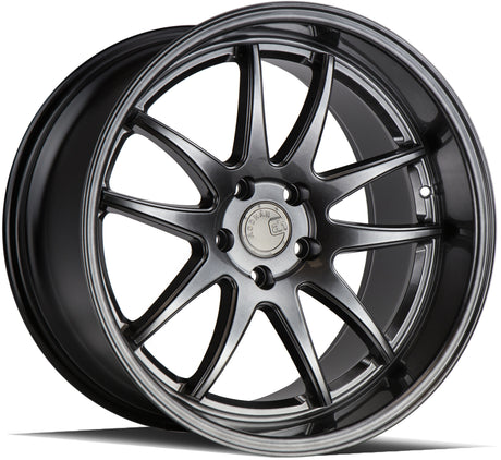 Aodhan DS02 19X11 5X114.3 +15 Offset Wheel - Hyper Black - Aodhan Aftermarket Wheel