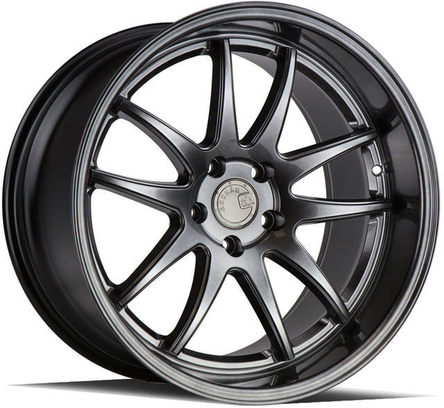 Aodhan DS02 19X11 5X114.3 +22 Offset Wheel - Hyper Black - Aodhan Aftermarket Wheel