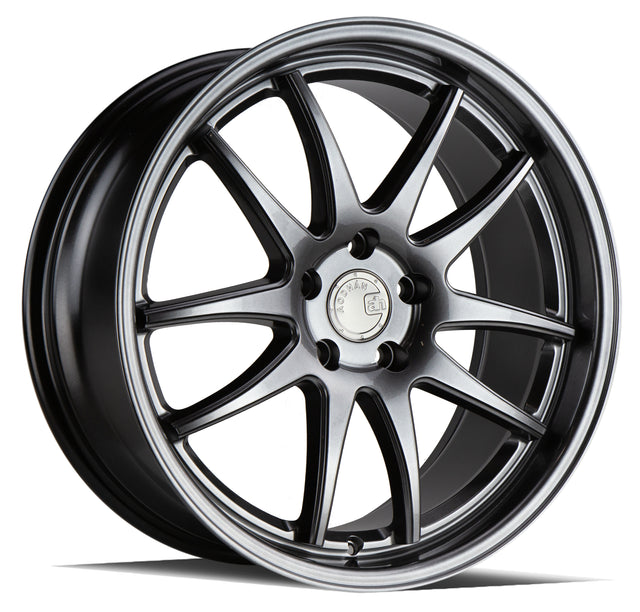 Aodhan DS02 19X8.5 5X114.3 +35 Offset Wheel - Hyper Black - Aodhan Aftermarket Wheel