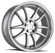 Aodhan DS02 19X8.5 5X114.3 +35 Offset Wheel - Silver w/Machined Face - Aodhan Aftermarket Wheel