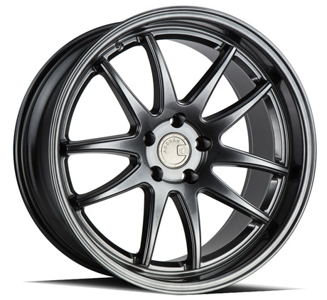 Aodhan DS02 19X9.5 5X114.3 +30 Offset Wheel - Hyper Black - Aodhan Aftermarket Wheel
