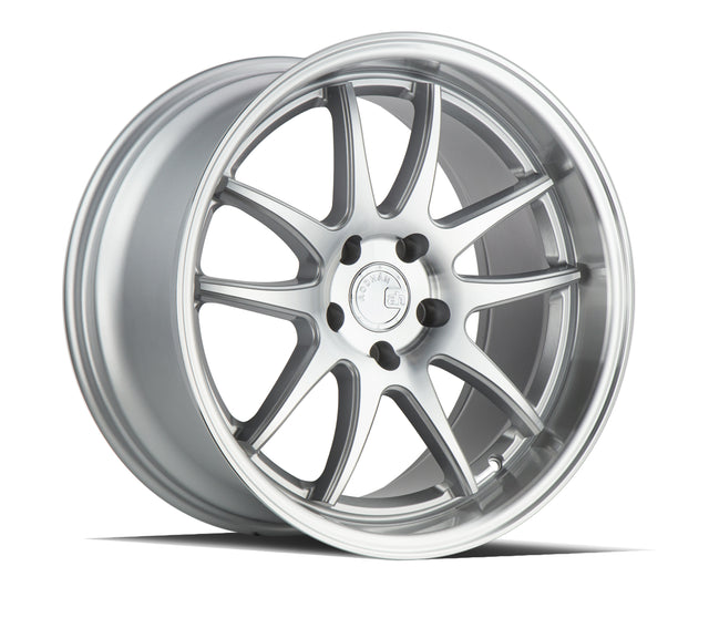 Aodhan DS02 19X9.5 5X114.3 +15 Offset Wheel - Silver w/Machined Face - Aodhan Aftermarket Wheel