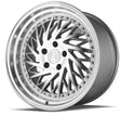 Aodhan DS03 (Driver Side) 18X9.5 5X114.3 +30 Offset Wheel - Silver w/Machined Face - Aodhan Aftermarket Wheel