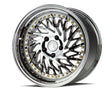 Aodhan DS03 (Passenger Side) 18X9.5 5X100 +35 Offset Wheel - Vacuum Chrome w/Gold Rivets - Aodhan Aftermarket Wheel