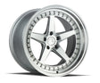 Aodhan DS05 18X10.5 5X114.3 +15 Offset Wheel - Silver w/Machined Face - Aodhan Aftermarket Wheel