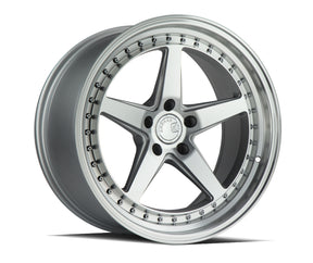 Aodhan DS05 18X9.5 5X114.3 +22 Offset Wheel - Silver w/Machined Face - Aodhan Aftermarket Wheel