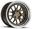 Aodhan DS06 18X10.5 5X114.3 +22 Offset Wheel - Bronze w/Machined Lip - Aodhan Aftermarket Wheel