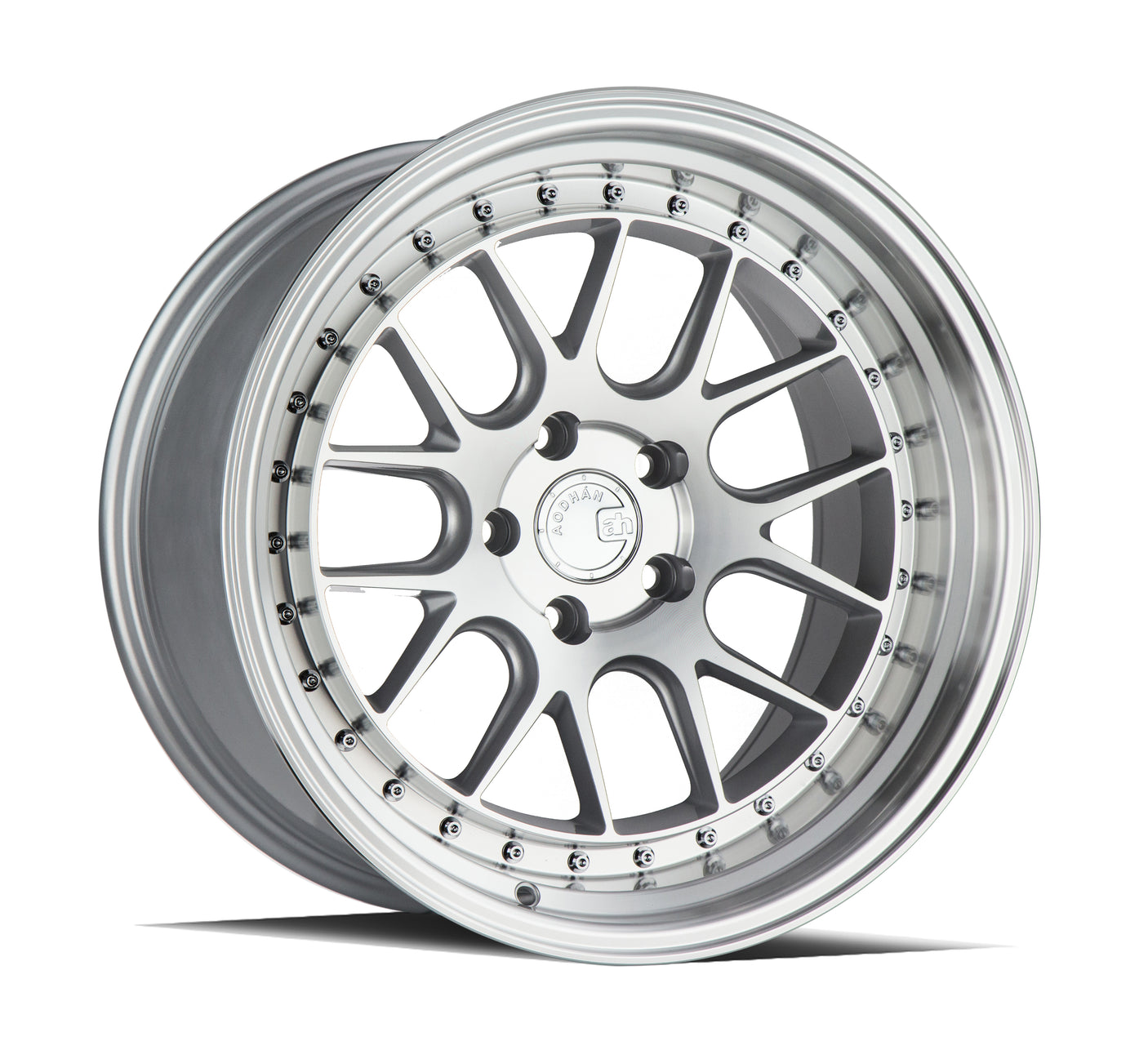 Aodhan DS06 18X10.5 5X114.3 +22 Offset Wheel - Silver w/Machined Face - Aodhan Aftermarket Wheel