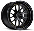 Aodhan DS06 18X9.5 5X100 +35 Offset Wheel - Gloss Black W /Gold Rivets - Aodhan Aftermarket Wheel