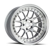 Aodhan DS06 19X11 5X114.3 +15 Offset Wheel - Silver w/Machined Face - Aodhan Aftermarket Wheel