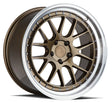 Aodhan DS06 19X9.5 5X114.3 +15 Offset Wheel - Bronze w/Machined Lip - Aodhan Aftermarket Wheel