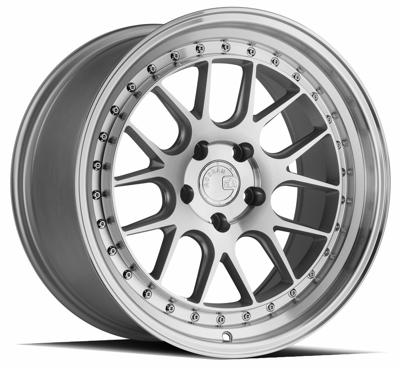 Aodhan DS06 19X9.5 5X114.3 +22 Offset Wheel - Silver w/Machined Face - Aodhan Aftermarket Wheel