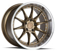 Aodhan DS07 18X10.5 5X114.3 +22 Offset Wheel - Bronze w/Machined Lip - Aodhan Aftermarket Wheel