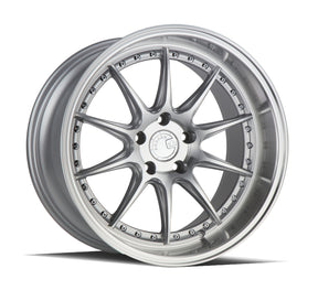 Aodhan DS07 18X10.5 5X114.3 +15 Offset Wheel - Silver w/Machined Face - Aodhan Aftermarket Wheel