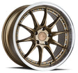 Aodhan DS07 18X8.5 5X100 +35 Offset Wheel - Bronze w/Machined Lip - Aodhan Aftermarket Wheel