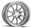 Aodhan DS07 19X11 5X114.3 +22 Offset Wheel - Silver w/Machined Face - Aodhan Aftermarket Wheel