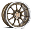 Aodhan DS07 19X9.5 5X114.3 +15 Offset Wheel - Bronze w/Machined Lip - Aodhan Aftermarket Wheel