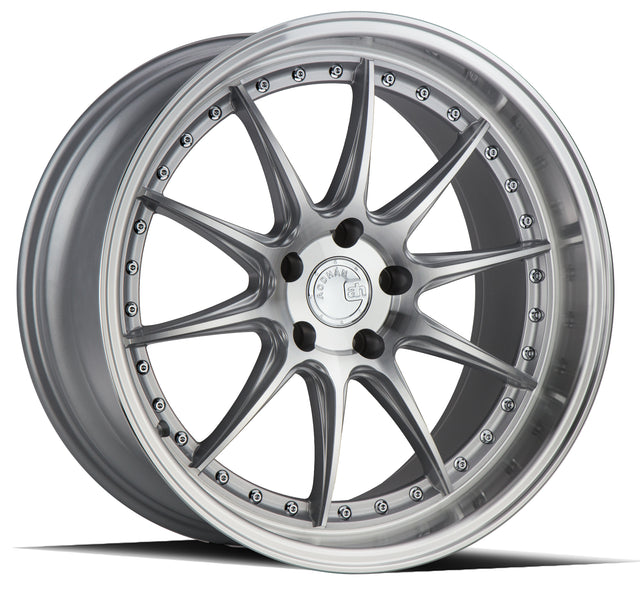 Aodhan DS07 19X9.5 5X114.3 +22 Offset Wheel - Silver w/Machined Face - Aodhan Aftermarket Wheel