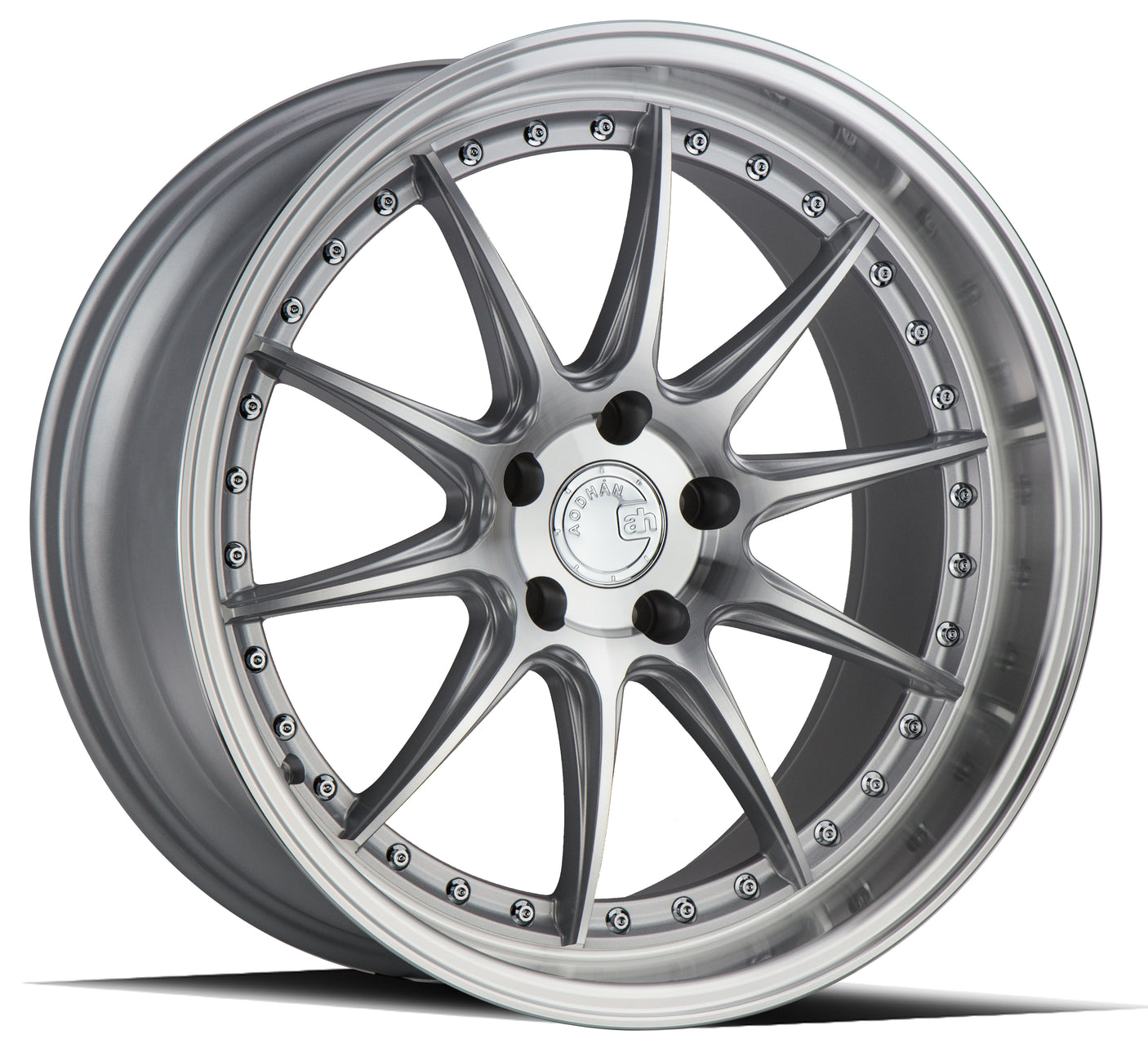 Aodhan DS07 19X9.5 5X114.3 +30 Offset Wheel - Silver w/Machined Face - Aodhan Aftermarket Wheel