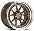 Aodhan DS08 18X10.5 5X114.3 +22 Offset Wheel - Bronze w/Machined Lip - Aodhan Aftermarket Wheel