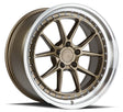 Aodhan DS08 19X11 5X114.3 +22 Offset Wheel - Bronze w/Machined Lip - Aodhan Aftermarket Wheel