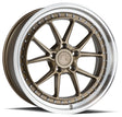 Aodhan DS08 19X8.5 5X114.3 +35 Offset Wheel - Bronze w/Machined Lip - Aodhan Aftermarket Wheel