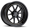 Aodhan DS08 19X8.5 5X114.3 +35 Offset Wheel - Gloss Black W /Gold Rivets - Aodhan Aftermarket Wheel
