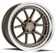 Aodhan DS08 19X9.5 5X114.3 +30 Offset Wheel - Bronze w/Machined Lip - Aodhan Aftermarket Wheel