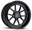 Aodhan DS08 19X9.5 5X114.3 +22 Offset Wheel - Gloss Black W /Gold Rivets - Aodhan Aftermarket Wheel