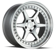 Aodhan DS09 18X8.5 5X100 +35 Offset Wheel - Silver w/Machined Face - Aodhan Aftermarket Wheel