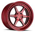 Aodhan DS09 19X8.5 5X114.3 +35 Offset Wheel - Candy Red w/ (Chrome Rivets) - Aodhan Aftermarket Wheel