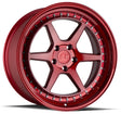 Aodhan DS09 19X9.5 5X114.3 +22 Offset Wheel - Candy Red w/ (Chrome Rivets) - Aodhan Aftermarket Wheel