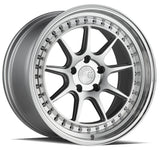 Aodhan DS-X 18X10.5 5X114.3 +22 Offset Wheel - Silver w/Machined Face