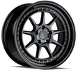 Aodhan DS-X 18X9.5 5X114.3 +15 Offset Wheel - Gloss Black W /Gold Rivets