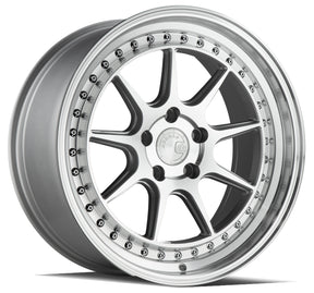 Aodhan DS-X 19X8.5 5X114.3 +35 Offset Wheel - Silver w/Machined Face