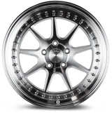 Aodhan DS-X 19X8.5 5X114.3 +35 Offset Wheel - Silver w/Machined Face