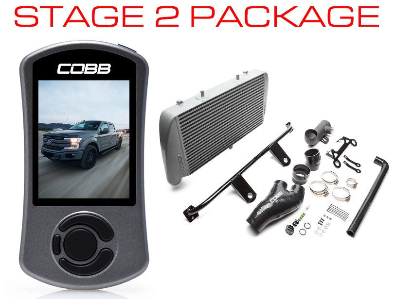 Cobb 17-19 Ford F-150 EcoBoost 3.5L Stage 2 Power Package w/TCM - Silver