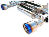 Invidia 03-05 Infiniti FX35/45 Gemini Rolled Titanium Tip Cat-back Exhaust