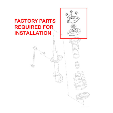 MSS0137-A Factory front installation components required