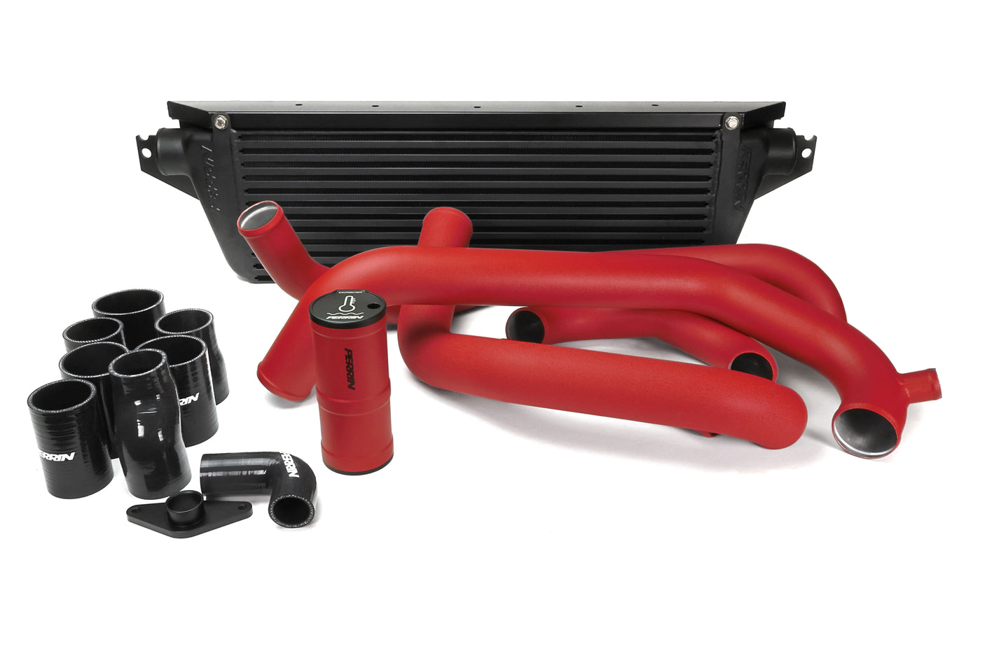 PERRIN 02-07 Subaru WRX/STI Front Mount Intercooler Boost Tube Kit - Black
